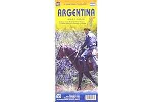 Argentina 1:2,200,000 Including inset of Buenos Aires, Buenos Aires Region, Cordoba, Mendoza, Rosario, Ushuaia ITM Travel map (International Travel Maps)