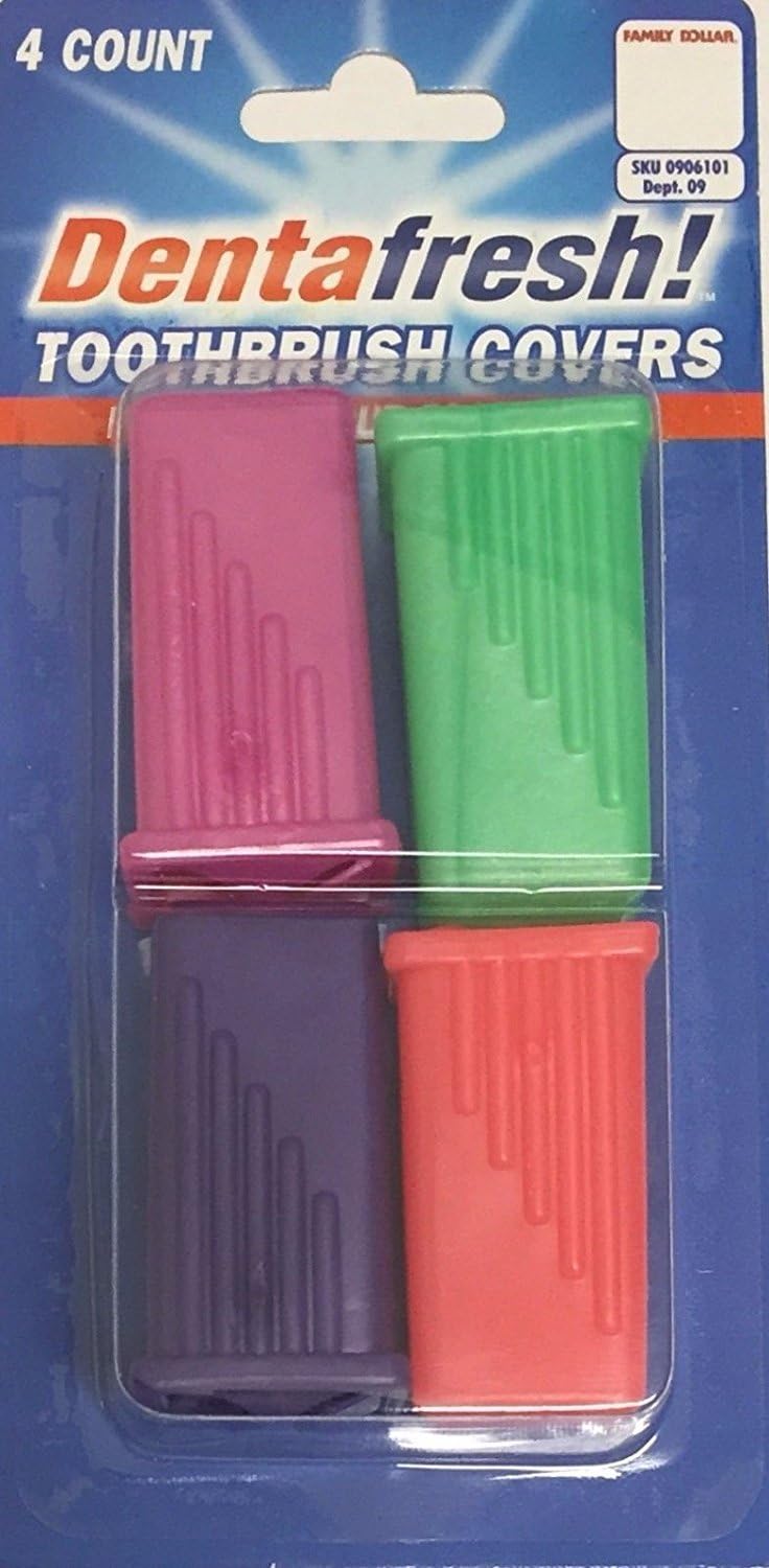 Dentafresh Toothbrush Covers (Pack of 4)