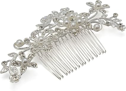 diamante hair clips for weddings