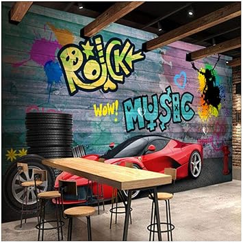 Sports Car Mural Wallpaper