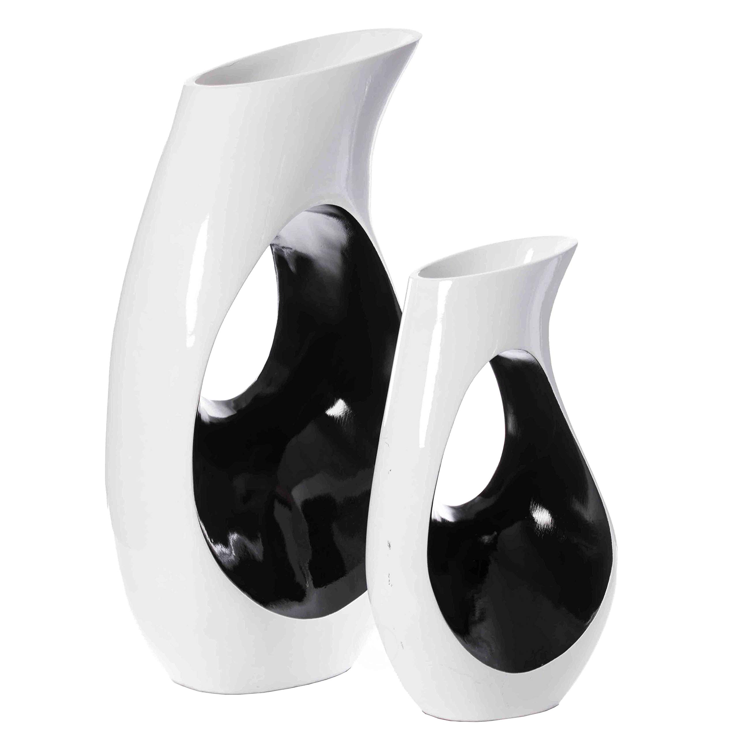 Photo 1 of ***********ONLY INCLUDES THE LARGER ONE**************
Modern Floor vase, White Unique Trumpet Floor Vase, Home Interior Decoration, Modern Floor Vase, Tall Floor Vases for Entryway and Living Room and Office Set of 2