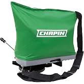 CHAPIN 84700A TurfPro 25 lb Handheld Bag Spreader, Grass Seed &amp; Fertilizer | Heavy-duty zippered bag; protects contents from rain and wind with padded strap for comfortable carrying