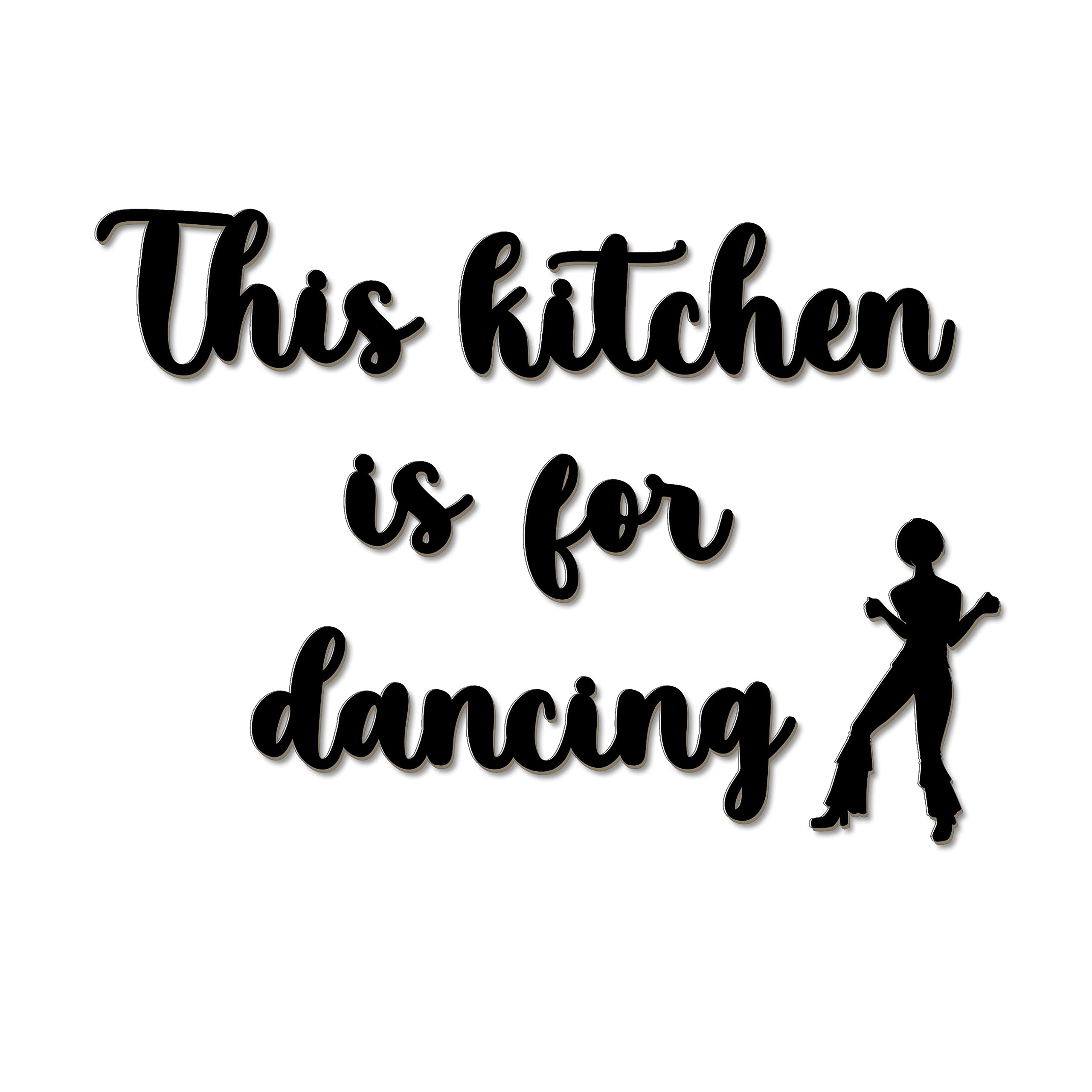 Papierdrachen Wooden Wall Decoration - Ideal Kitchen Decoration - Wooden Cutout - Vintage - Boho - Size Approx. 53 x 33 cm - Kitchen - Set 9 - Decorative Home Accessories