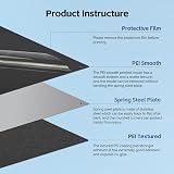 UniTak3D Ender 3 V3 SE KE PEI Build Plate 235x235mm Dual Smooth Textured Bed view 7