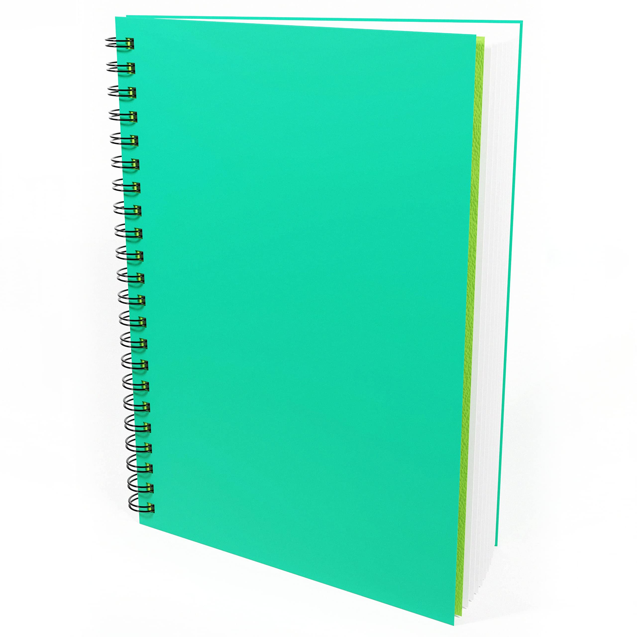 Artgecko Mixed Media Sketch Book (Mint) - 80 Pages (40 Sheets) 150gsm White Cartridge Paper