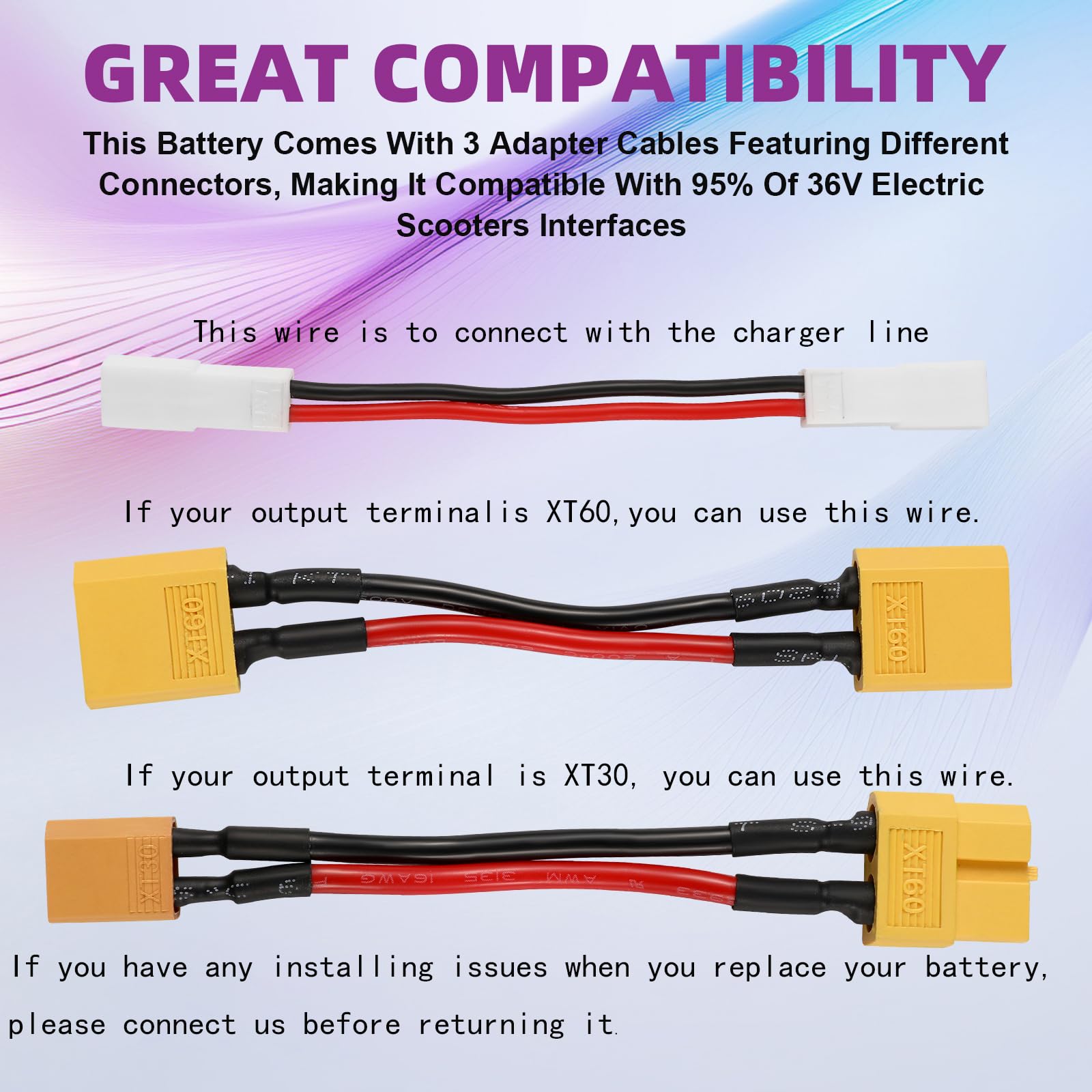 COASTA M365 Scooter Battery,36v 7800mAH Rechargeable Electric Scooter Battery Replacement Pack with/Without Communication Interface for Xiaomi M365 Scooter Original or Imitation