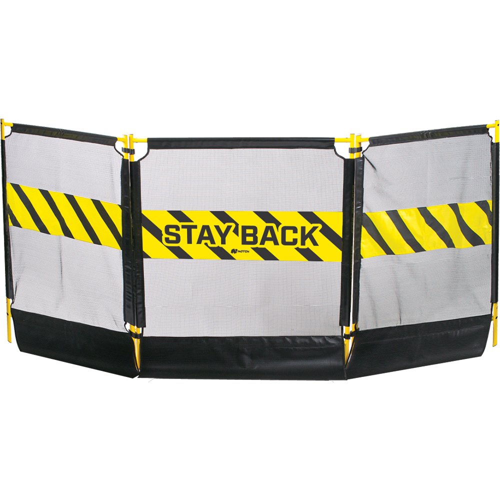 Notch 35184 Tri-Guard Debris Barrier, Black/Yellow