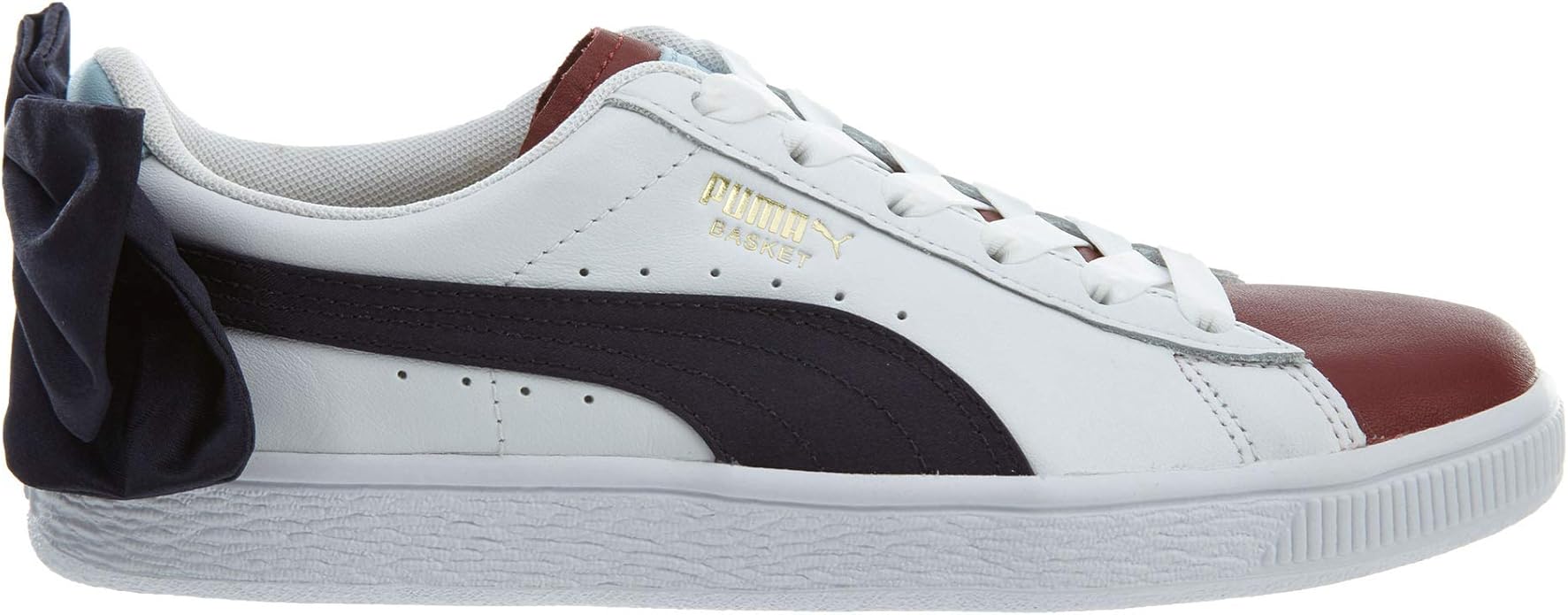 puma basket heart new school white