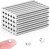 FINDMAG 50 Pcs 4x2 mm Neodymium Magnets with Storage Case