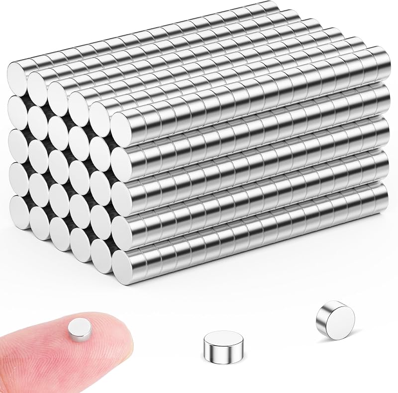 FINDMAG 50 Pcs 4x2 mm Neodymium Magnets with Storage Case