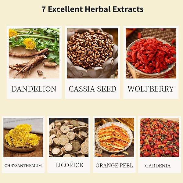 DANDELION WOLFBERRY TEA，DANDELION WOLFBERRY TEA ORGANIC KIDNEYS，SEVEN COMPONENT MIX (1PCS)