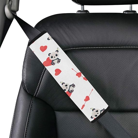 Heart Surround Lovely Panda Child Seat Belt Cover Kids Seat