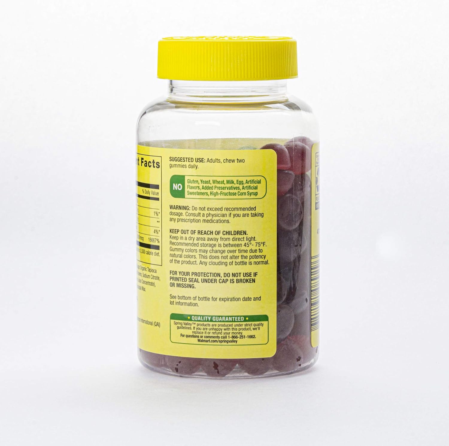 spring valley Biotin 5000 mcg 150 Gummies DailyNutriFood LLC