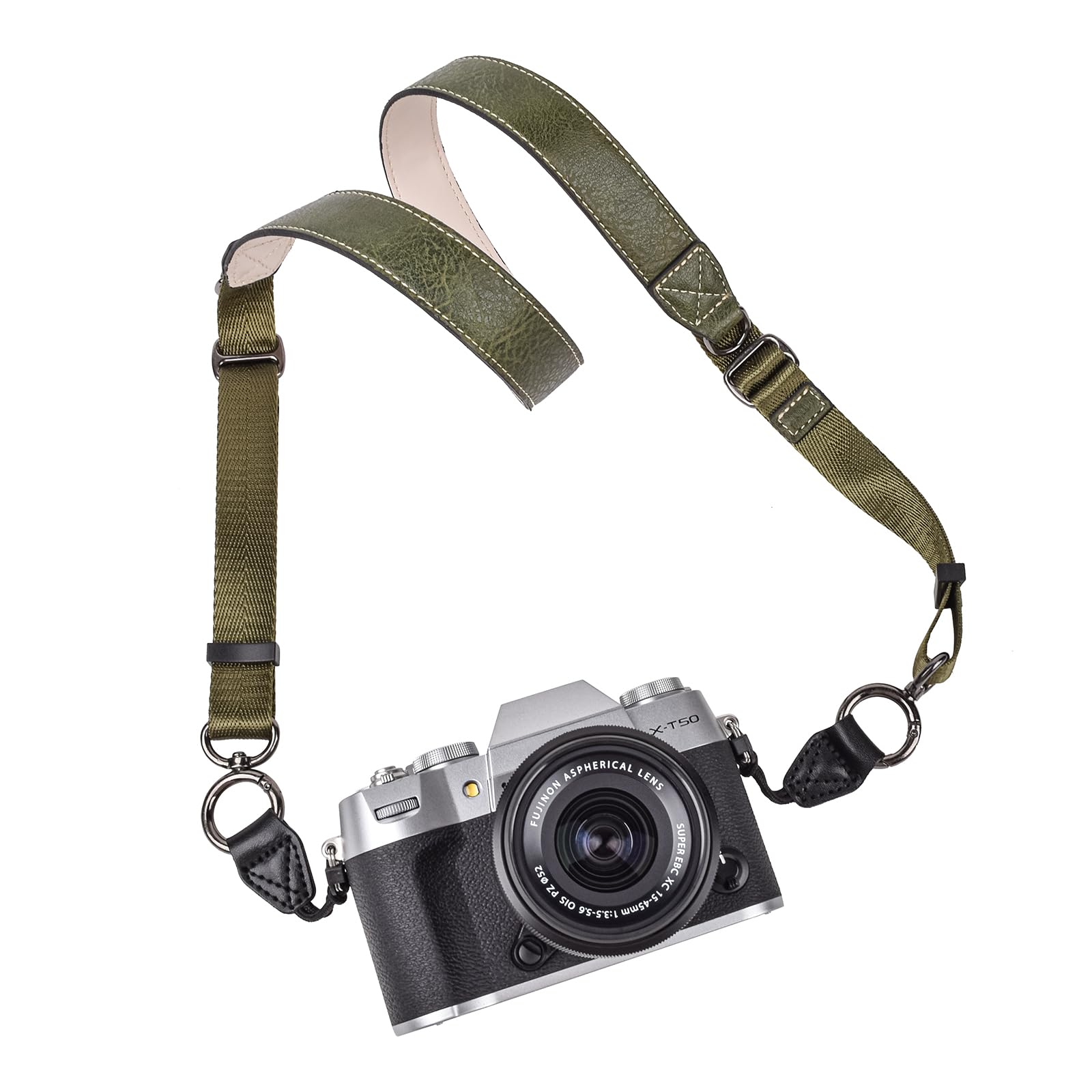 VOVMOEYA Camera Neck Strap,XT50 body strap PU Shoulder Adjustable Strap for photographers for Fujifilm/for Nikon/for Canon/for Sony/for Panasonic/SLR/DSLR Cameras