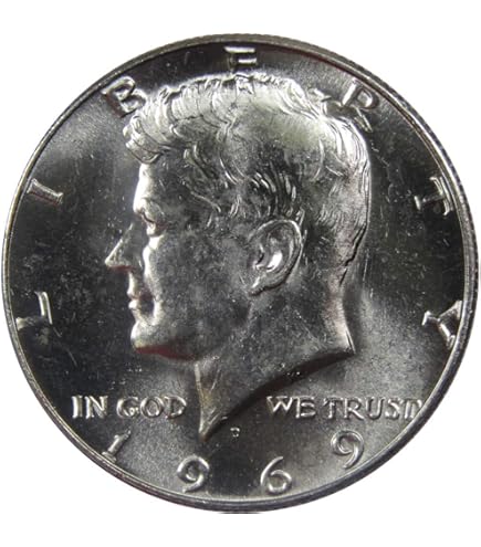 1967 Kennedy Half Dollar BU Uncirculated Mint State 40% Silver 50c