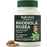 Image 37: Salvora Organic Rhodiola Rosea, Rhodiola Rosea Supplement,Non-GMO,60 Capsules (1PCS)