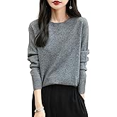 Chanyarn Women's 100% Merino Wool 2025 Fall Winter First-Line Ready to Wear Long Sleeve Seamless Knit Crewneck Sweater