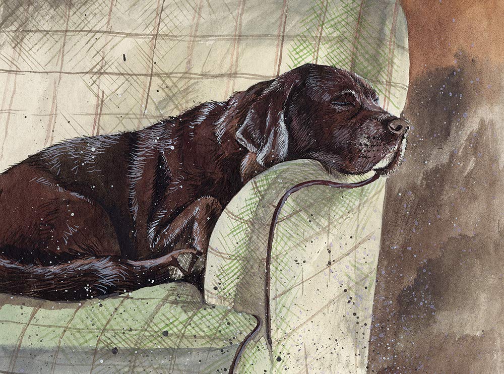 Alex Clark Buddy The Labrador Place Mat