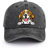 Dog Hats for Men Women, Funny Adjustable Printed Cottton Animal Gifts Baseball Cap