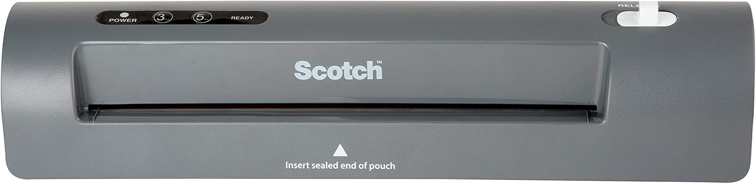 Scotch Thermal Laminator, 2 Roller System for a Professional Finish, Use for Home, Office or School, Suitable for use with Photos (TL901X) : Laminating Machines : Office Products