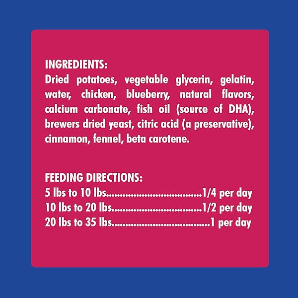 N-BONE PUPPY TEETHING RINGS GRAIN-FREE BLUEBERRY & BBQ FLAVOR DOG TREAT, 3 COUNT BAG, 3.6-OZ