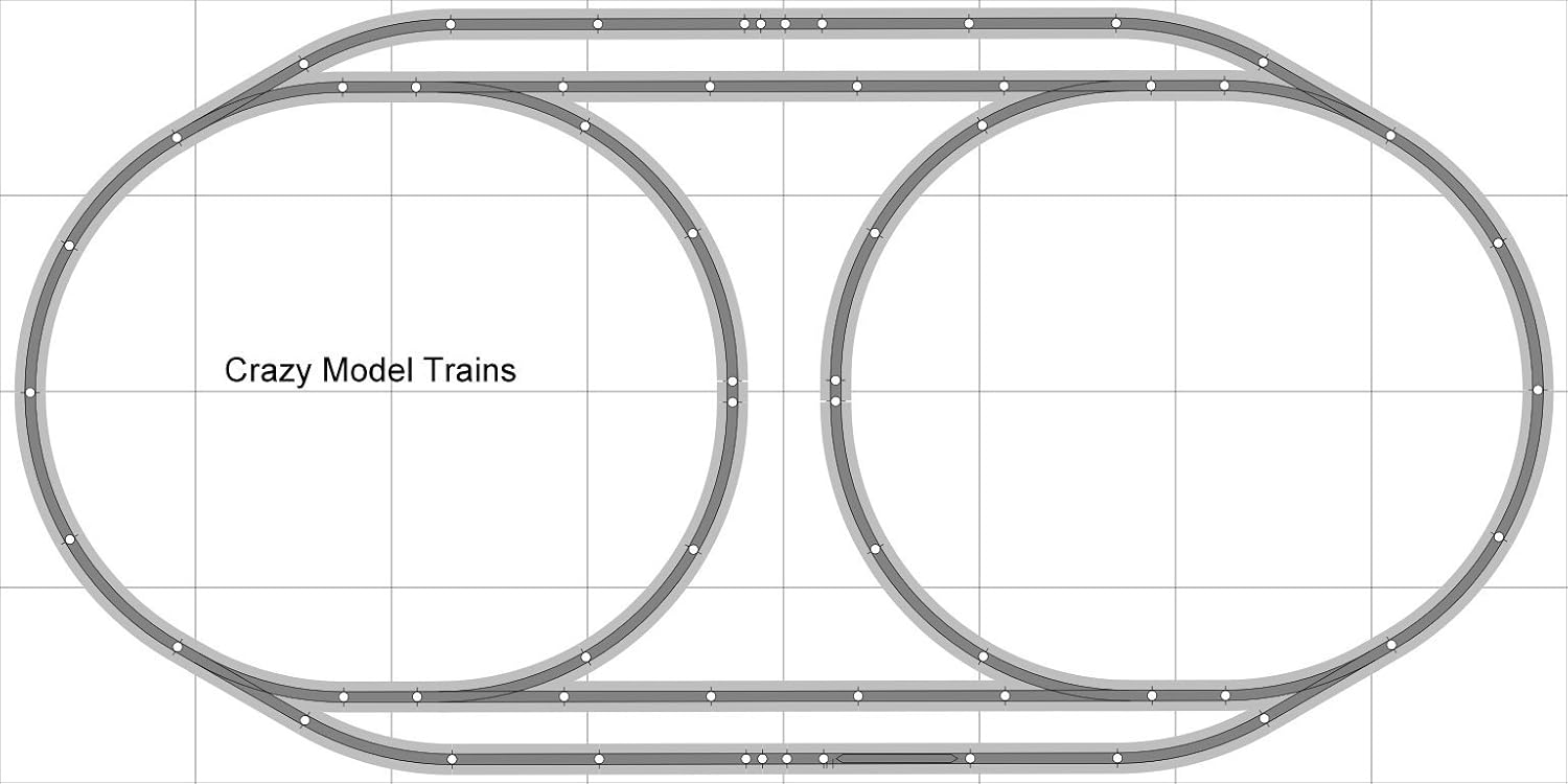 n scale ez track layouts