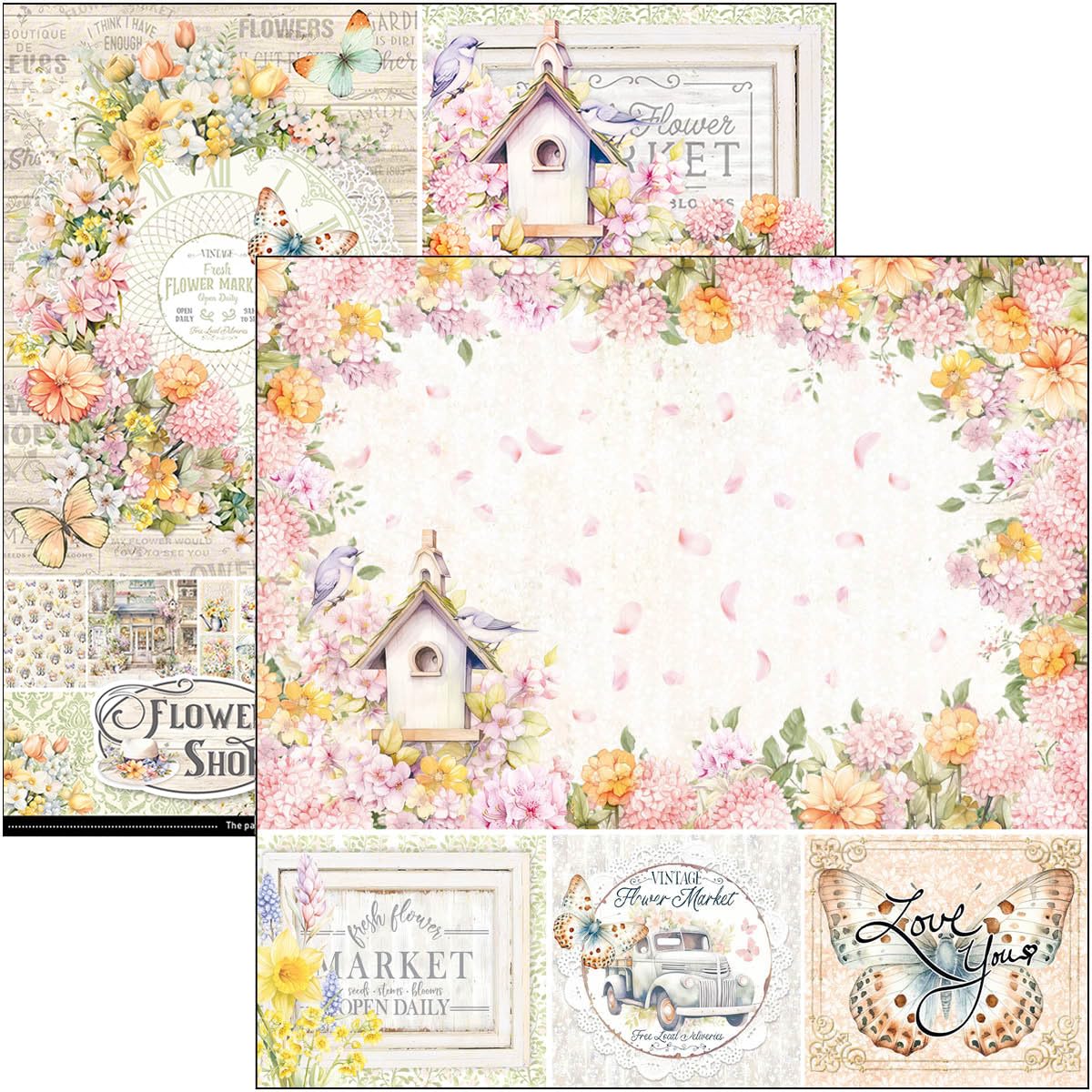 Ciao Bella 8"x8" Flower Shop Paper Pad