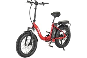 NARRAK Fat Tire Folding Electric Bike, 48V & 624Wh Lithium Removable Battery, Peak 1100W Brushless Motor, Max Speed 28Mph, M5 Large LCD Display, Suspension, Step-Over/Thru Frame