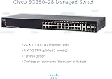 Cisco SG350-28-K9-EU 28-Port Gigabit Managed Network Switch view 3