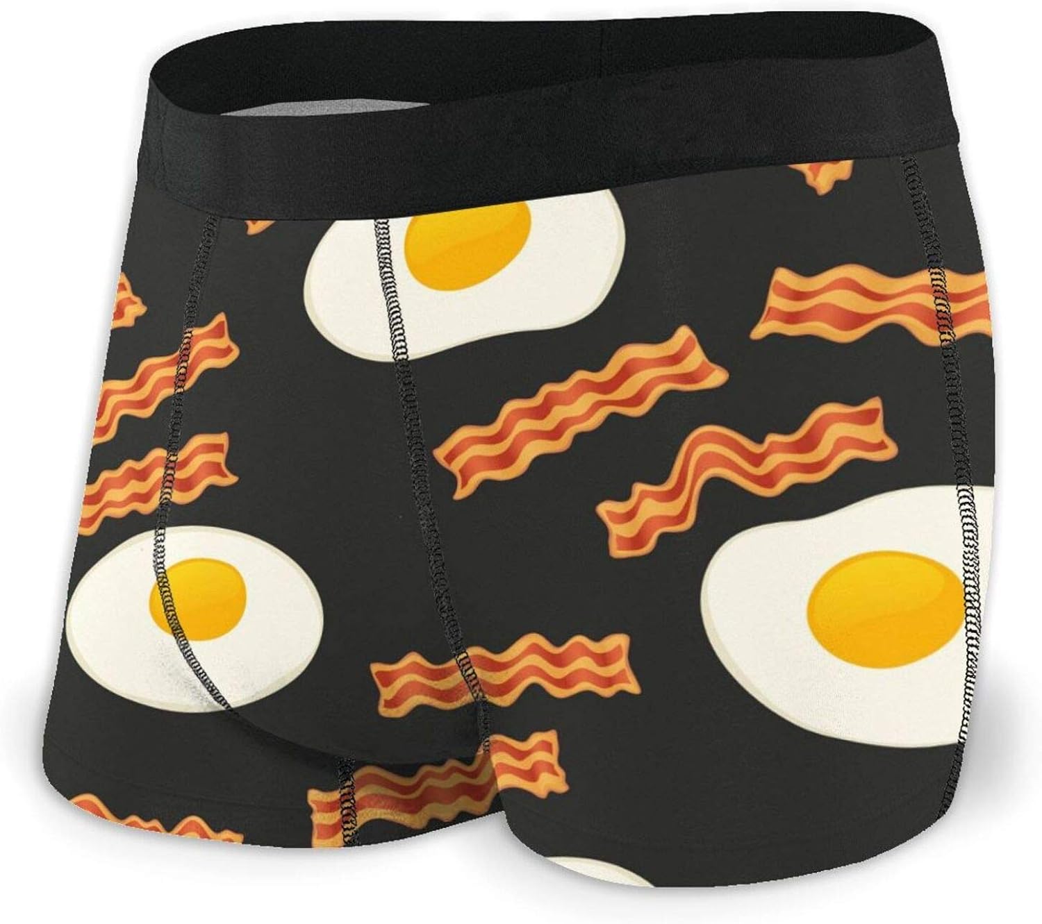 Zhengyu Bacon and Eggs Men's Underwear Boxer Briefs
