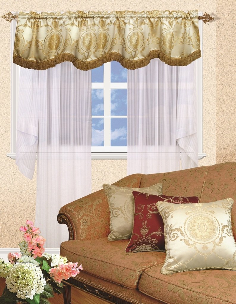 Best kitchen curtains burgundy linen stripe