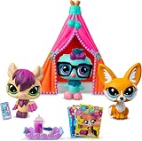 Littlest Pet Shop Slumber Squad Play Pack 3 Mini Pets Accessories Bandai view 2