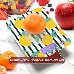 Lemon Fruit Food Scale Waterproof Digital Kitchen