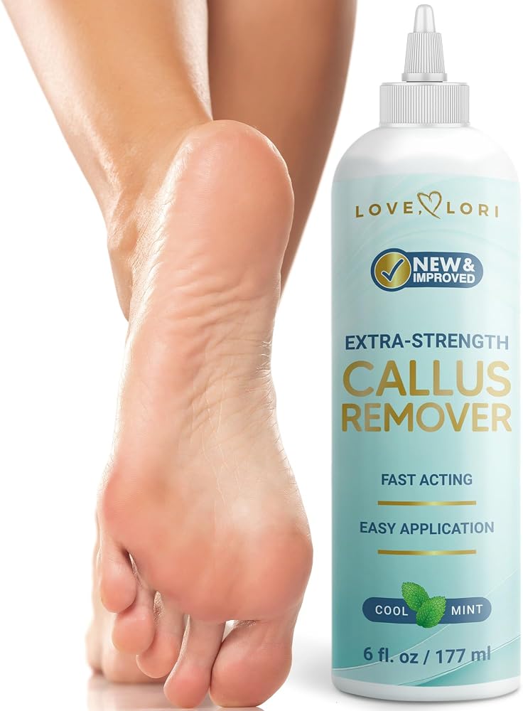 Love Lori Foot Callus Remover Gel Extra Strength Pedicure Tool for Feet 6oz | Quickly, easily, softens and removes dead, hard