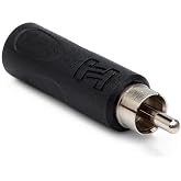Hosa GPR-104 Adaptor, 1/4 Inch TS to RCA
