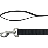 Coastal Pet Single-Ply Dog Leash, Black, 1" x 4' | Withstands Pulls and Tugs, Sturdy Dog Leash, Great for Small and Large Dogs, Comfortable and Stylish, Fade-Resistant