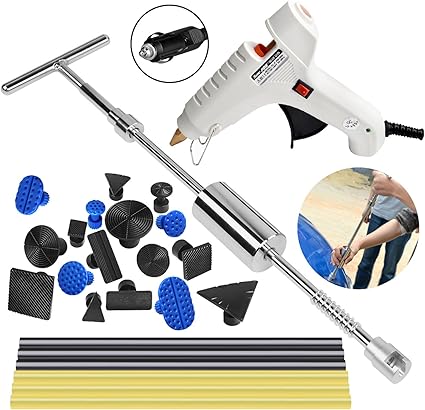 Amazon Fr Super Pdr Pdr Paintless Debosselage Reparation 25 Pcs Marteau Coulissant Kit Debosselage Outillage Carrosserie Voiture Automobile Rayure Suppression Dent Reparation Auto