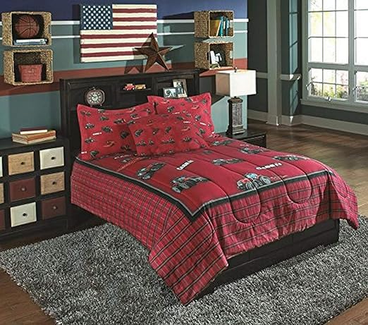 Amazon Com Birchwood Case Ih Full Queen Size Comforter Set Home