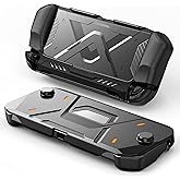Cordv Protective Case for Nintendo Switch 2 2025, Hard PC Front Cover + TPU Soft Back Case for Nintendo Switch 2, Shock-Absorption, Anti-Scratch, Protect Screen Design, Black