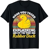 Programming Rubber Duck Software Developer Debugging T-Shirt
