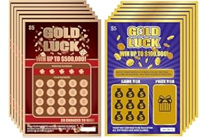 WINGKIND 12 Pack Pregnancy Announcement Scratch Off Cards - Pregnancy Reveal Fake Lottery Tickets - Announcement Ideas - Creative Way for Baby Announcement