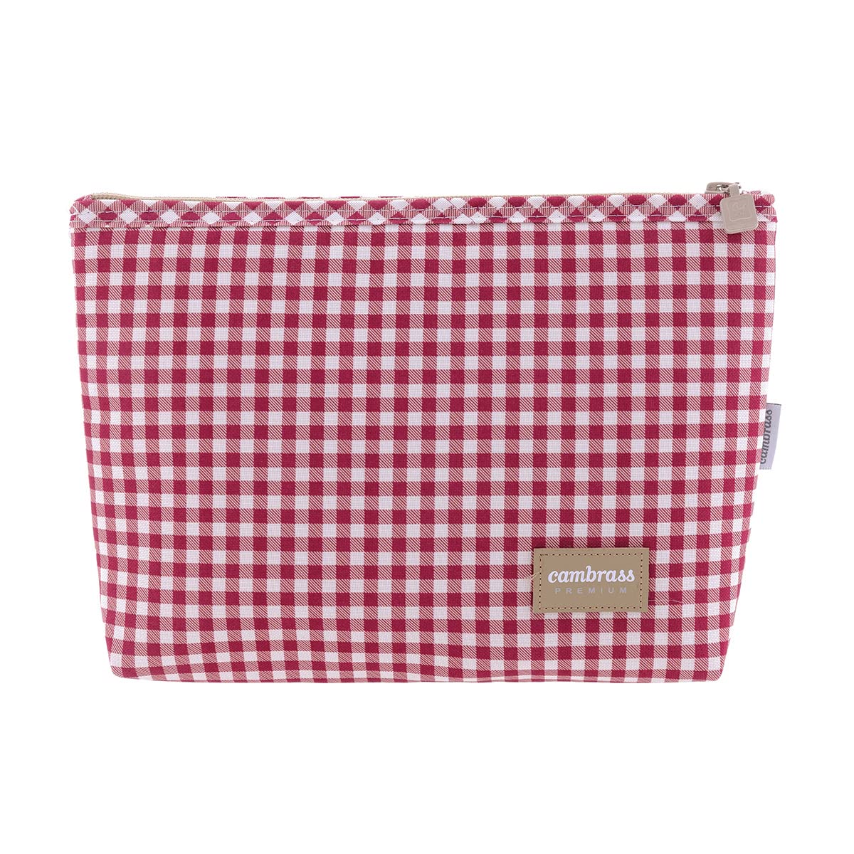 Cambrass Vichy Toiletry Bag - Red
