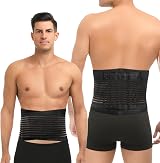 ACWOO Lower Back Support Belt Lumbar Brace with 6 Stays Size Small view 9