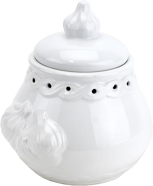 Amazon Com Garlic Bowl Pottery Italian Ceramic Garlic Keeper