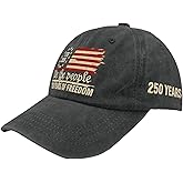 U.S. 250th Anniversary 250 Years Freedoms 1776-2026 Baseball Hats Funny