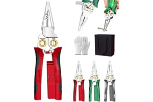 Voltmaster Tool, Voltmaster 8-in-1 Tool, 8 in 1 Wire Stripper with Voltage Tester, Multi-Function Electric Wire Stripping Too