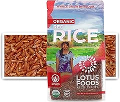 Lotus Foods Organic Red Rice, slightly nutty flavor, 15 Ounce