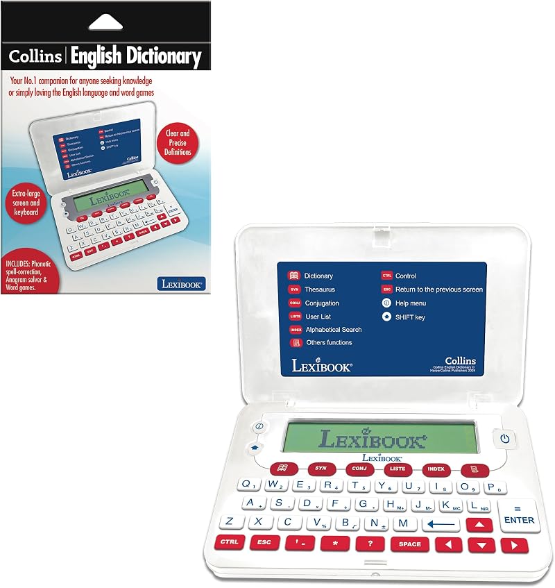 LEXIBOOK Collins Electronic English Dictionary White Red D860EN