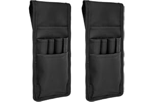 Qmagic 2 Pcs Belt Pen Holder, Pocket Protectors for Pens and Pencils, Multifunctional Adjustable Tactical Pencil Pouch, Pen S