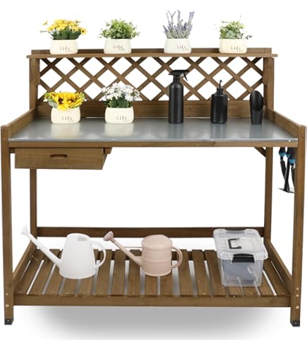 Bench - Weatherguard Garden And Greenhouse Workbench Portable Gardening Center Features Removable Trimmings Bin Adjustable Shelf 39 W X 32 H X 15 D Bench - Weatherguard Garden And Greenhouse Workbench Portable Gardening Center Features Removable Trimmings Bin Adjustable Shelf 39 W X 32 H X 15 D